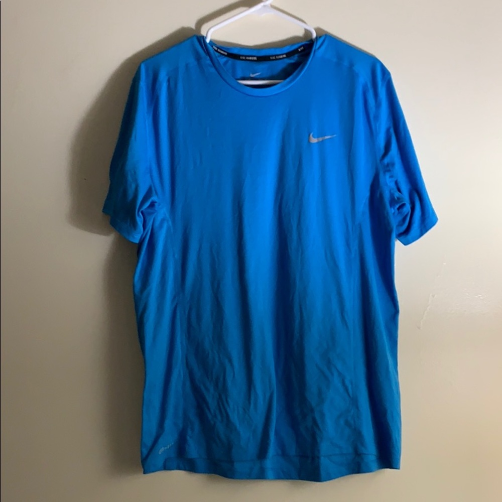 Nike Running Blue Short Sleeve Dri-Fit Tee
